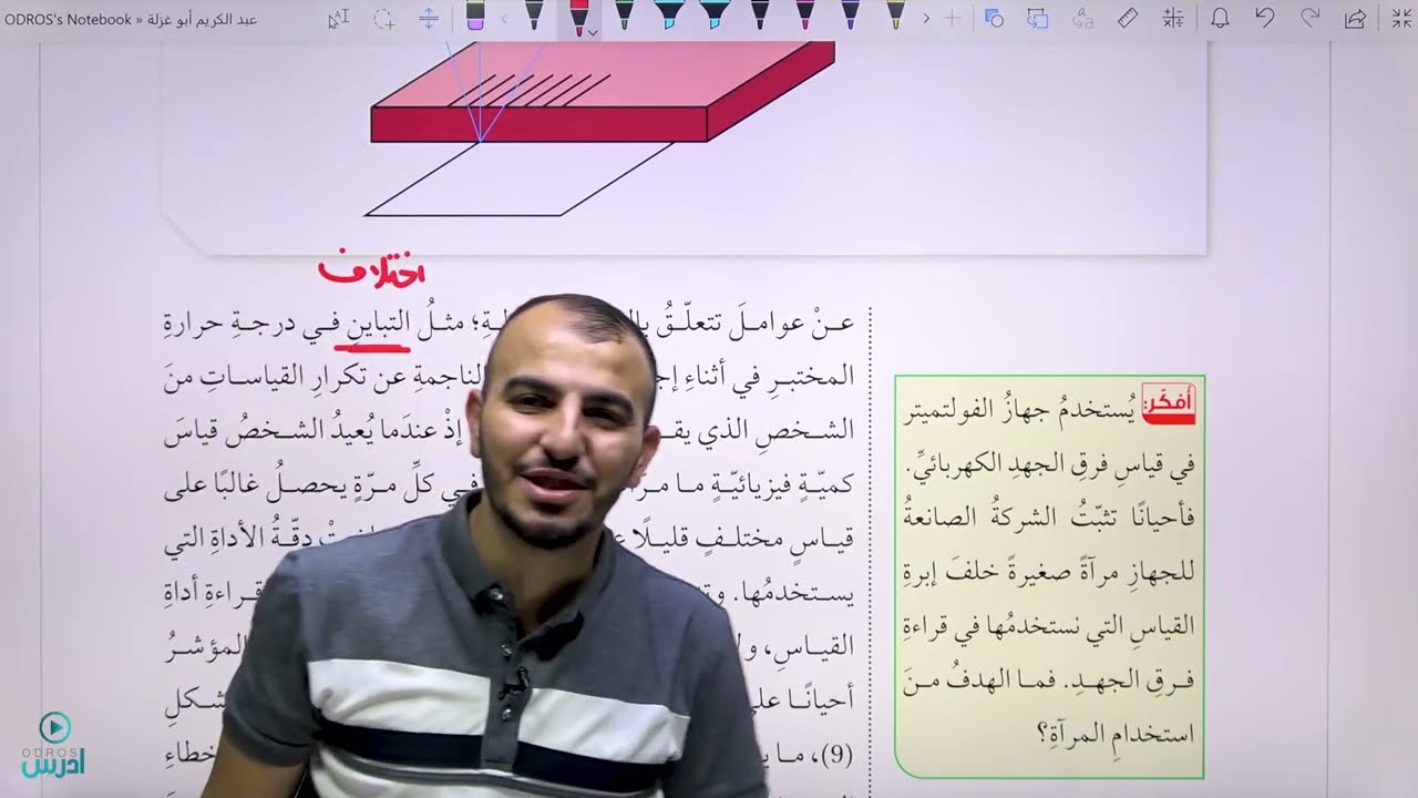 أخطاء القياس فيزياء تاسع جيييل 2010 @Abed_AlKareem