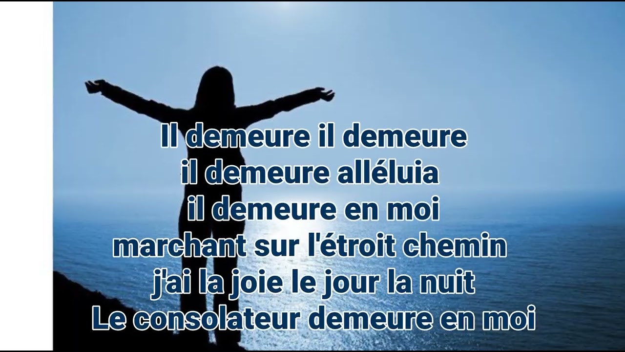 Il demeure, le consolateur demeure en moi