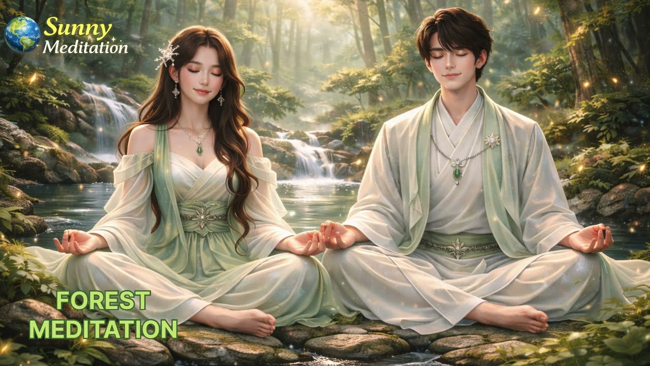 Forest Meditation Music 1 Hour 🌿Deep Relaxation & Calm Mind | Sunny Meditation森林冥想音樂｜1小時深度放鬆 靜心冥想