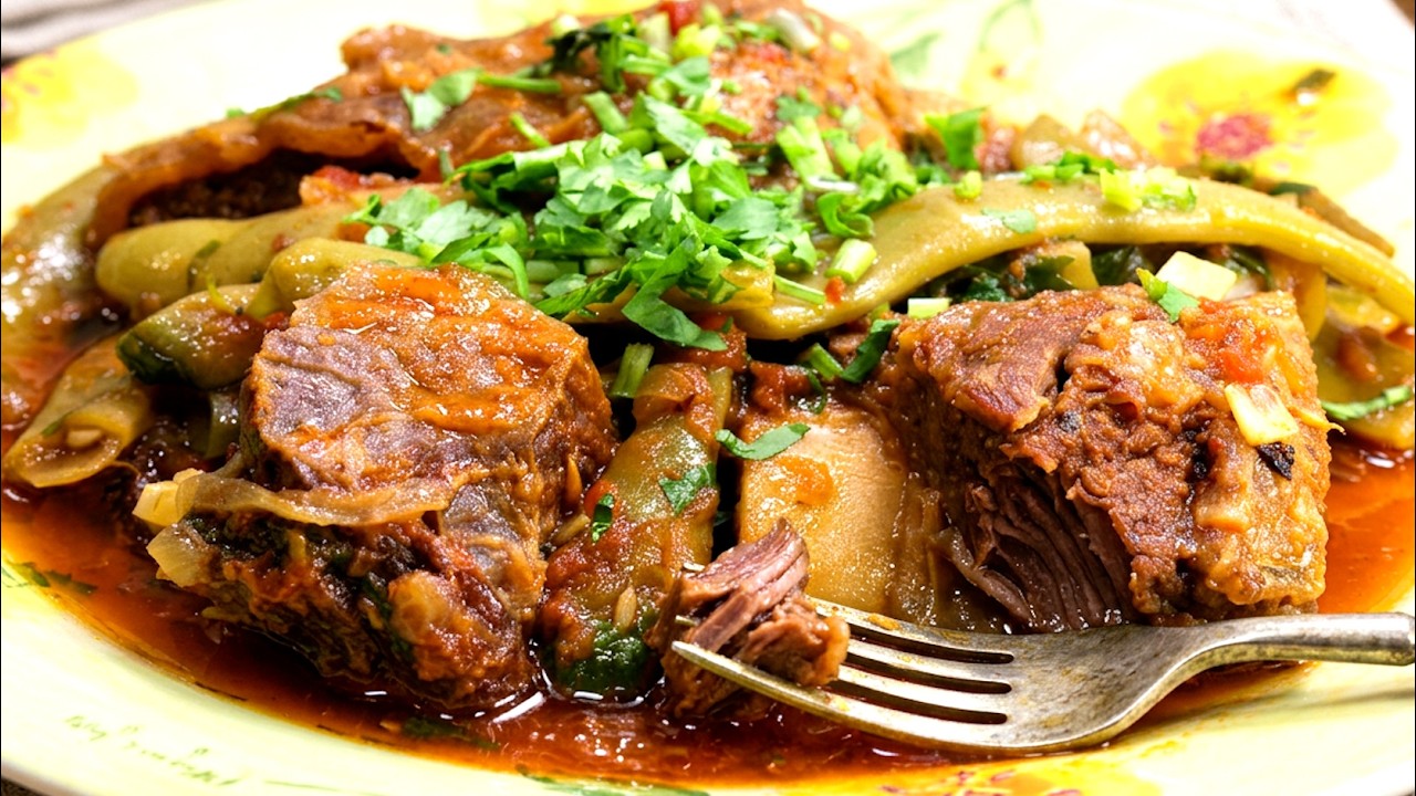 Мясо с говяжьих рёбрышек можно снимать губами | Уникальный рецепт!