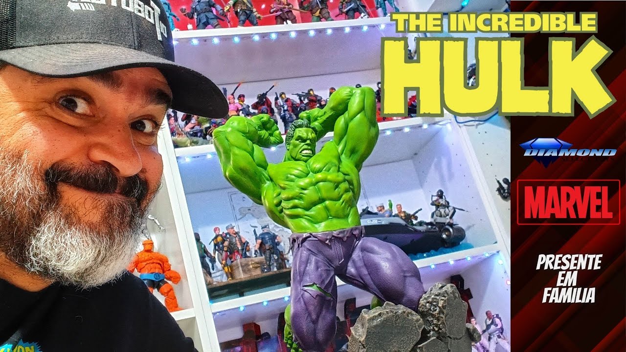 O Incrivel Hulk Diamond Select Toys Estatua - Tremendo Presente