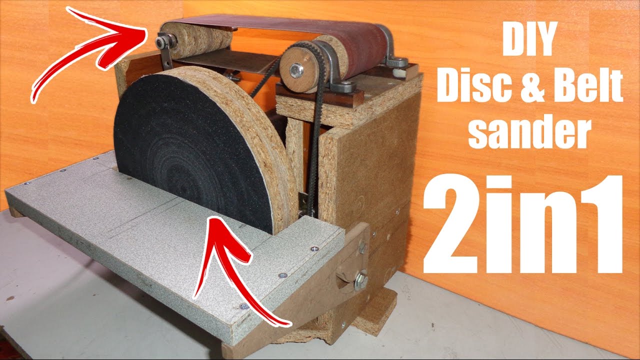 Building a Disc Sander and Belt Sander (Cheap) Homemade sander - zımpara makinesi yapımı