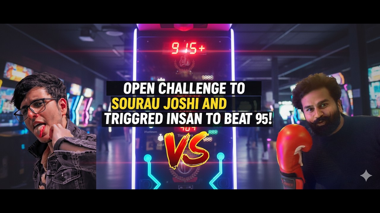 OPEN CHALLENGE to Sourav Joshi & Triggered Insaan! 🥊 (Beat My 910 Score)