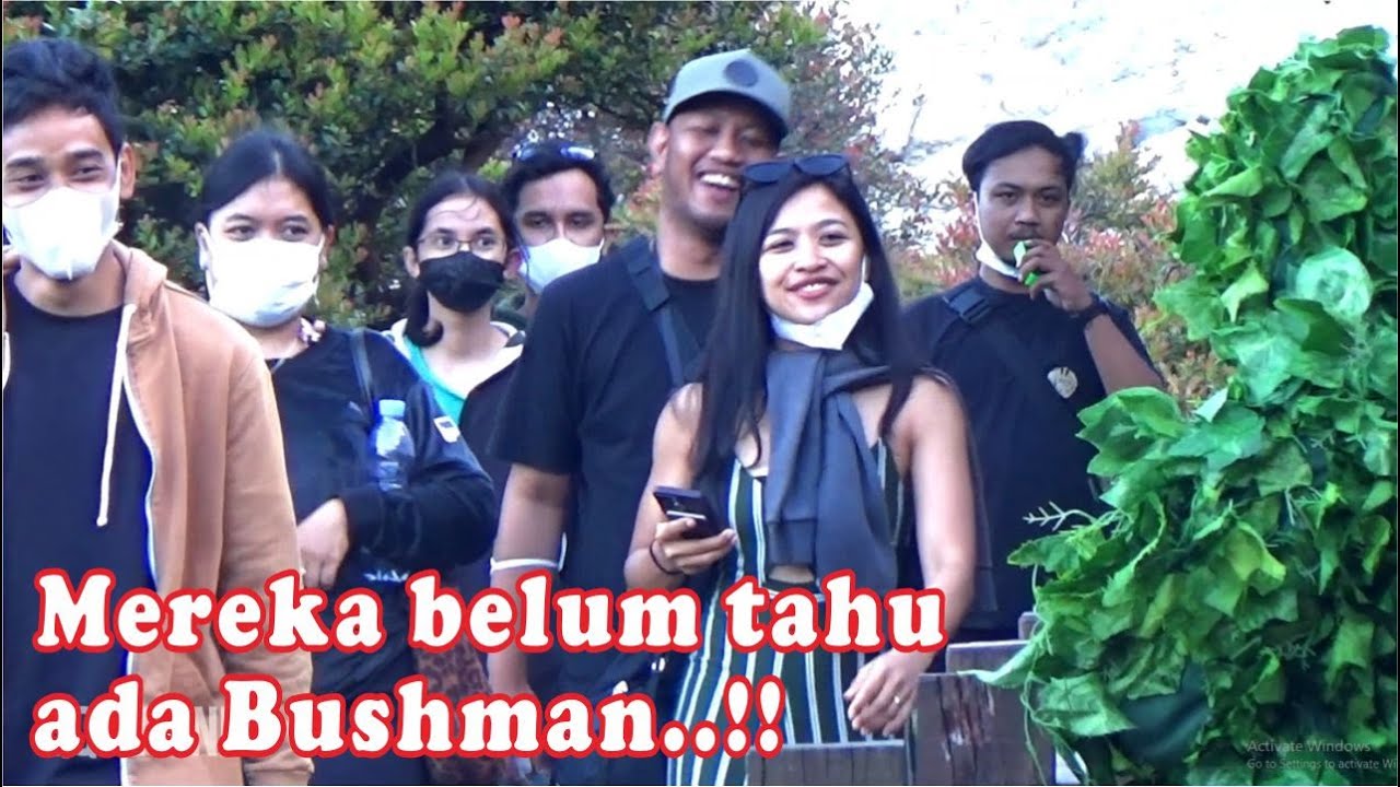 Funny Bushman Prank || Auto teriak histeris