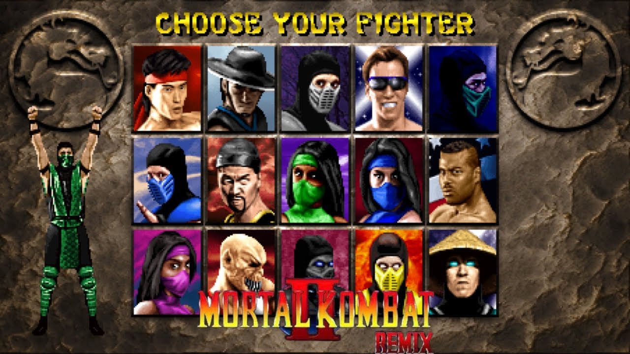 Mortal Kombat II Remix 2024 Reptile Playthrough