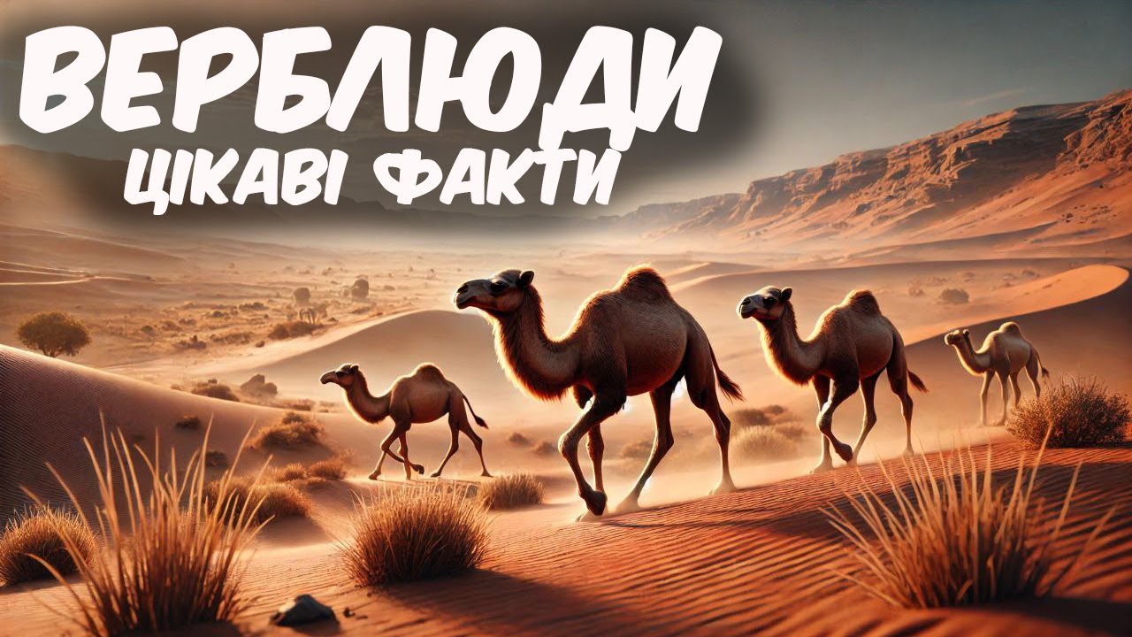 Верблюди. Цікаві факти про верблюдів