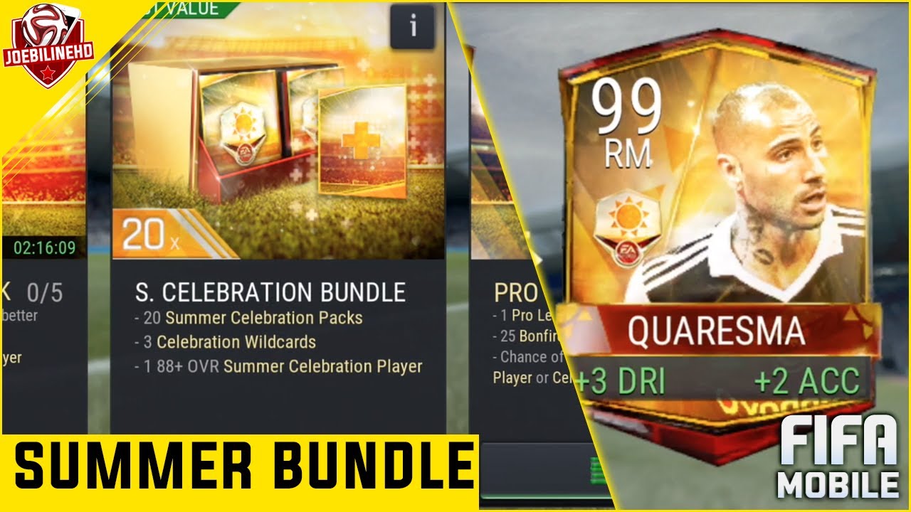 FIFA MOBILE SUMMER CELEBRATION BUNDLE OPENING #FIFA MOBILE SUMMER BONFIRE PACK OPENING