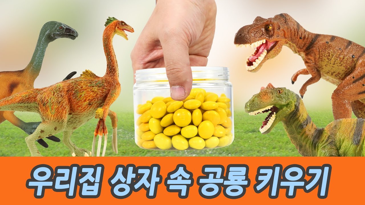한국어ㅣ우리집 상자 속 공룡  키우기, 공룡 이야기, 어린이 공룡 만화, 한글공부, 컬렉타피규어, 56화ㅣ꼬꼬스토이