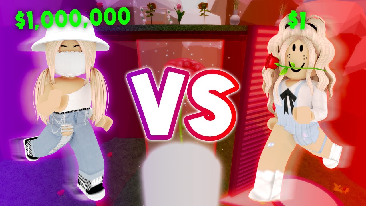 RACING THE RICHEST PERSON (PHOEBE) IN ROSE GARDEN OBBY!