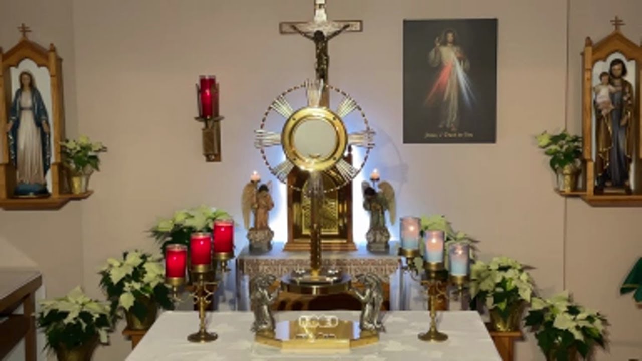 LIVE Eucharistic Adoration - Sisters of Divine Mercy