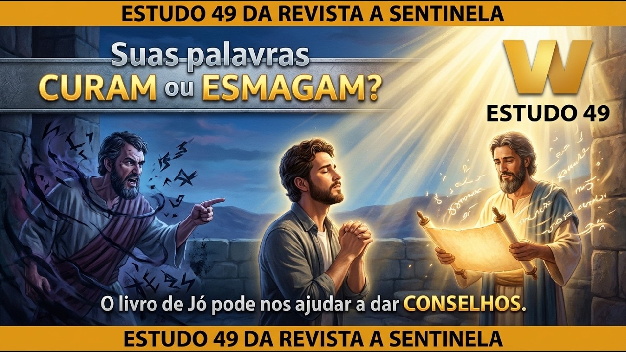 Estudo 49 de A Sentinela — O livro de Jó pode nos ajudar a dar CONSELHOS