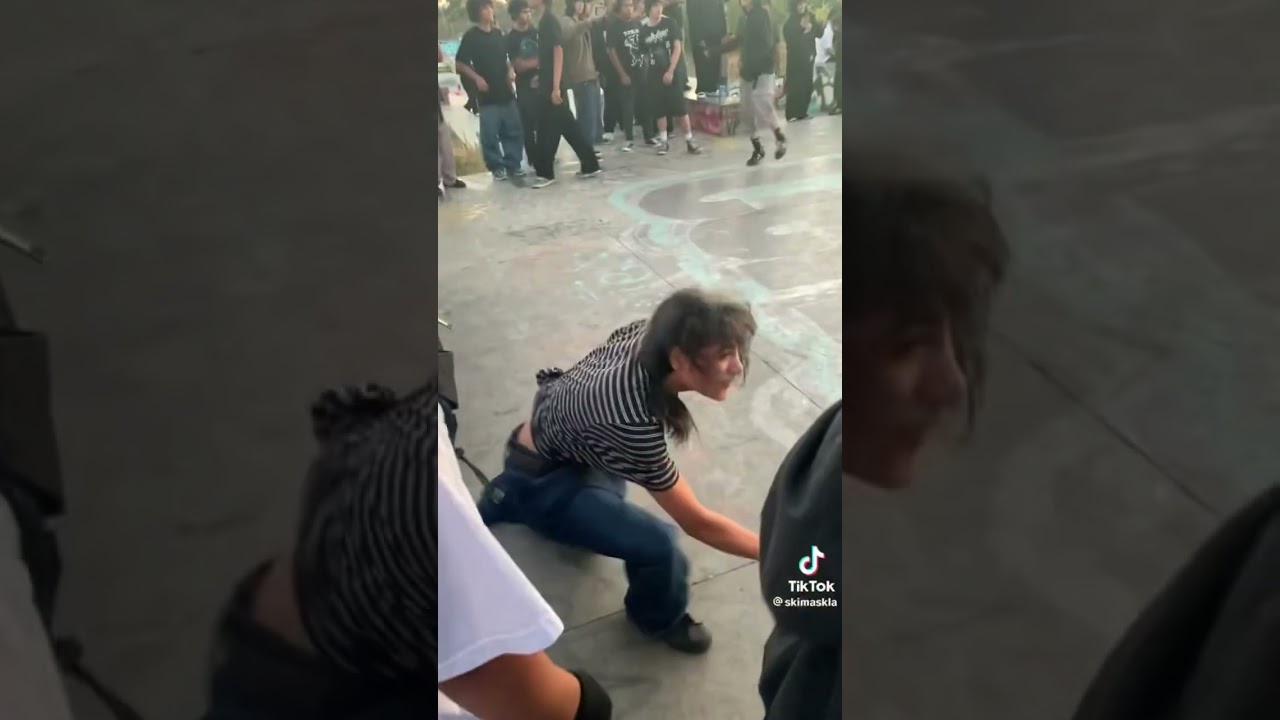 Girl gets destroyed in mosh pit