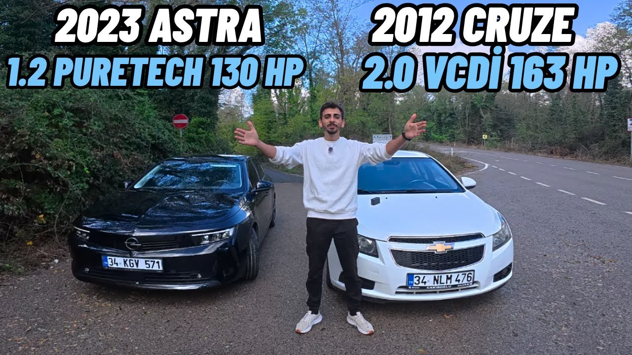 PERFORMANS TESTİ | 240BİN KM FARK! 1.2 TURBO ASTRA L İLE 2.0 DİZEL CHEVROLET CRUZE DENEDİK !
