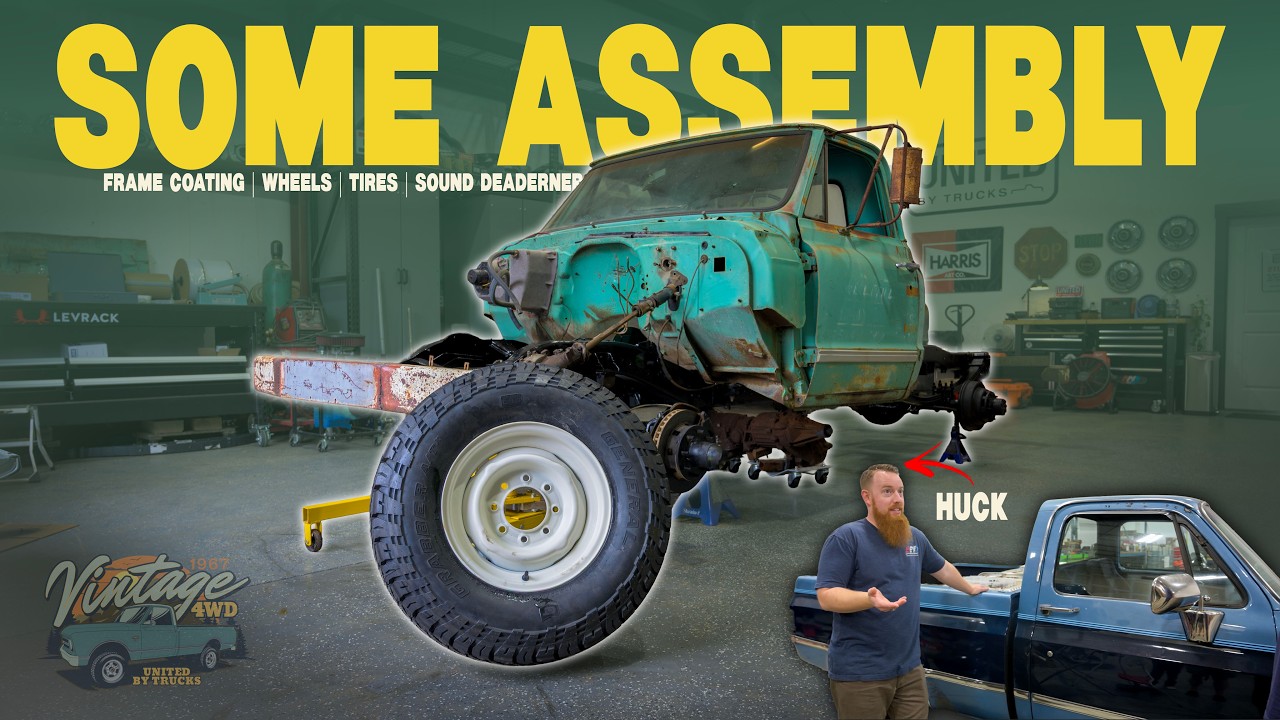 ASSEMBLY BEGINS ON THE '67 K20 BUILD + Huck's AMD Squarebody Profile