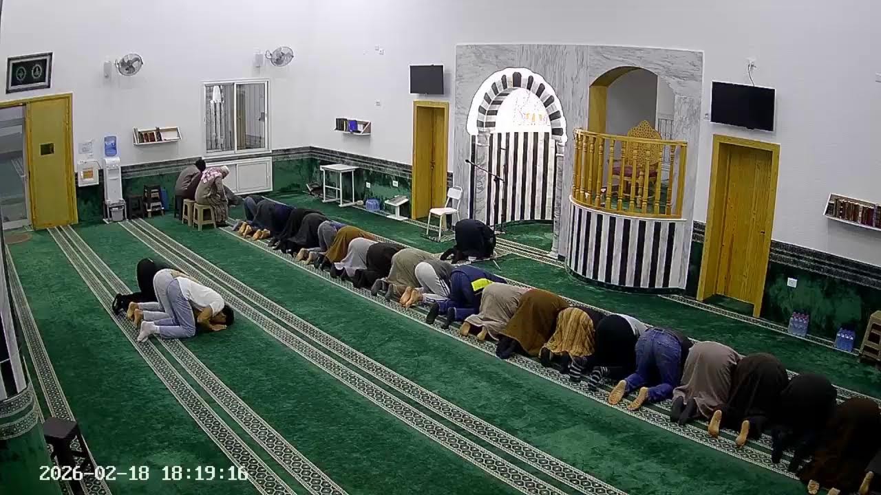 صلاة المغرب 18/02/2026