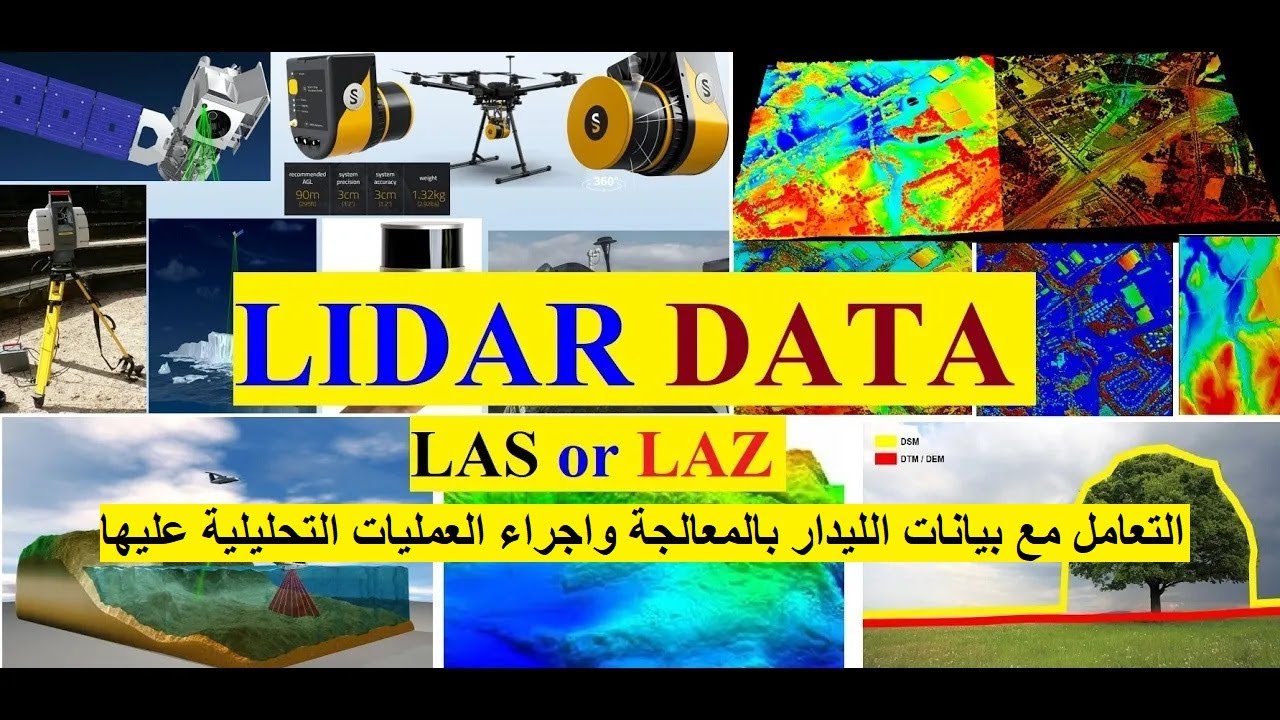 بيانات الليدار ومعالجتها والتعامل معها واجراء التحليلات المكانية باستخدام  Quick Terrain Modeler