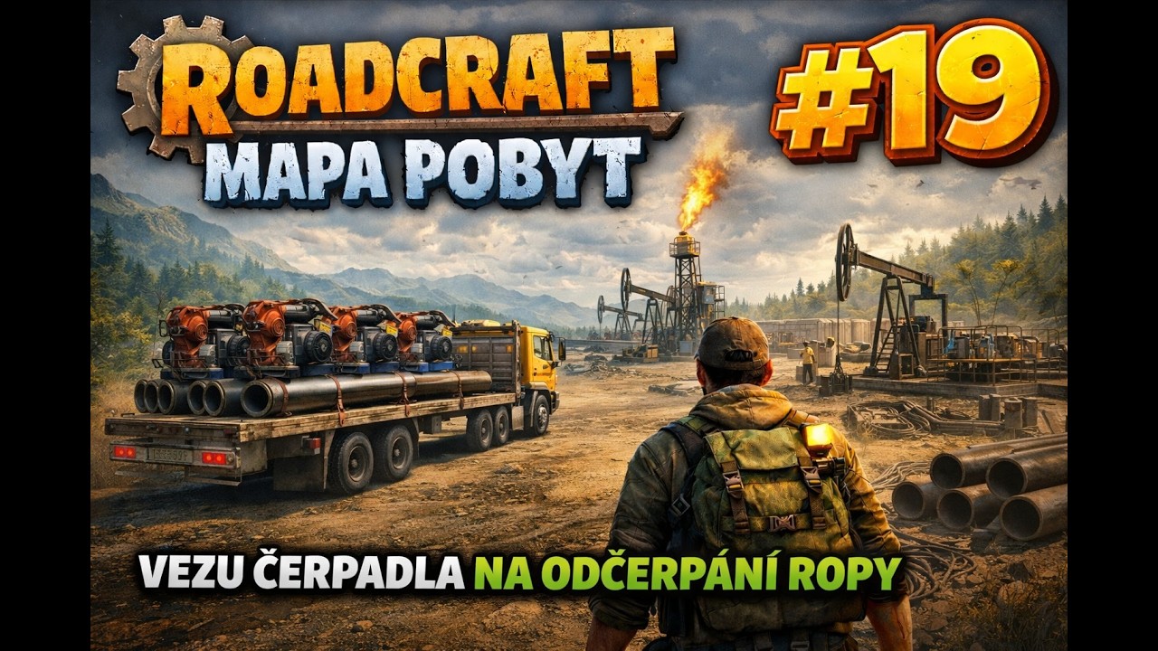 RoadCraft |#18| Pobyt: Vezu čerpadla na odčerpaní uniklé ropy #roadcraft