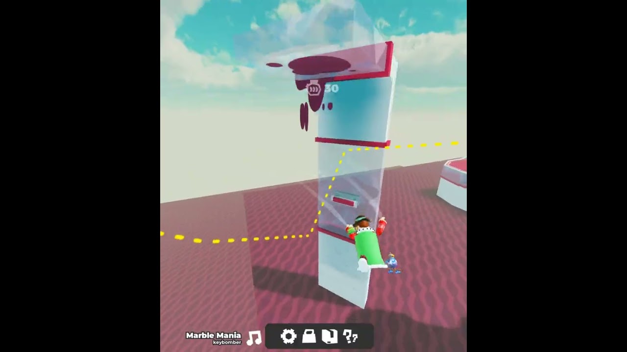 Marble Mania Groundless (Low Gravity) | Superstar Racers (Roblox)