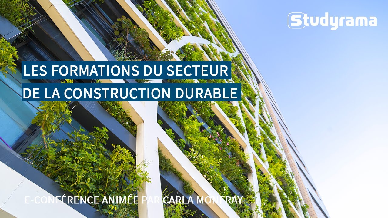 Les formations du secteur de la construction durable