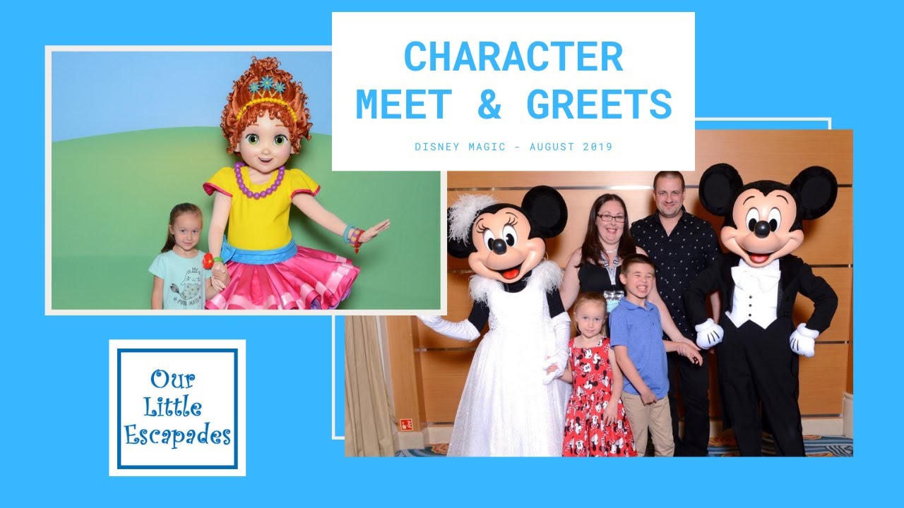 Meeting Characters On The Disney Magic - Disney Cruise Line Character Meet and Greets