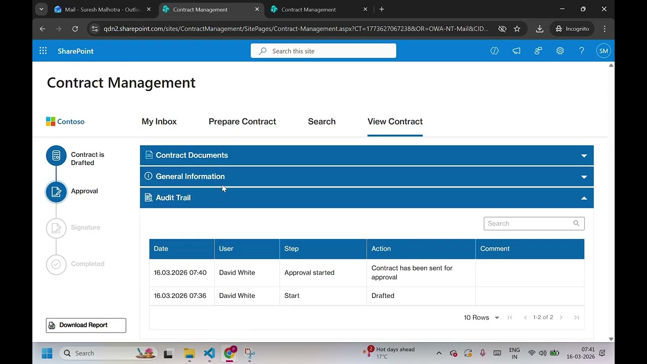 Sales Contract Management Application Walkthrough - SharePoint and SPFx