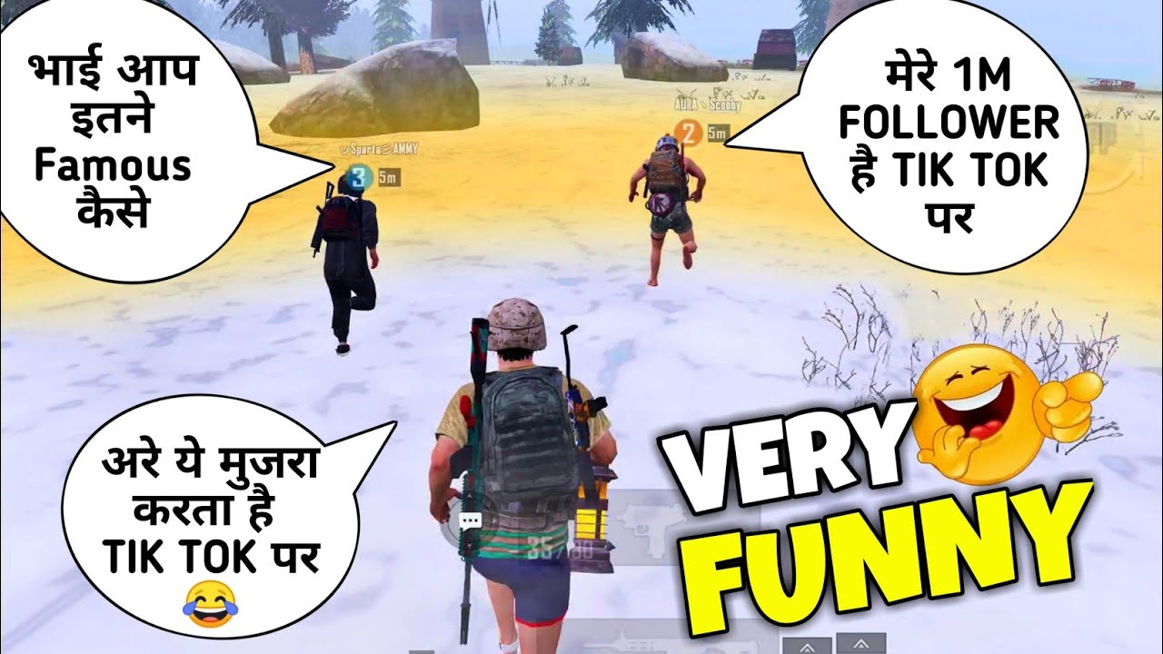 😂 लड़की की आवाज़ में लड़का - VERRY FUNNY ARCTIC MODE GAMEPLAY - PUBG MOBILE HINDI - G GURUJI
