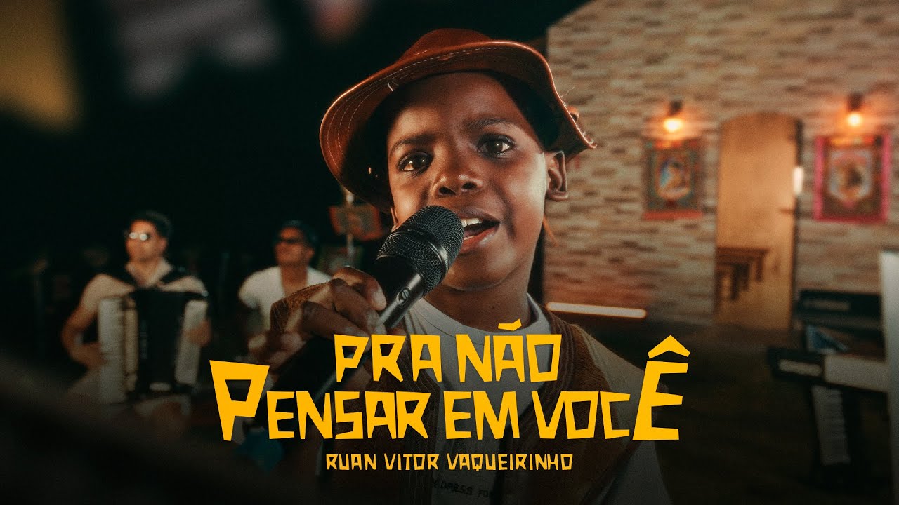 PRA NÃO PENSAR EM VOCÊ (NO RITMO DO VAQUEIRINHO AO VIVO)