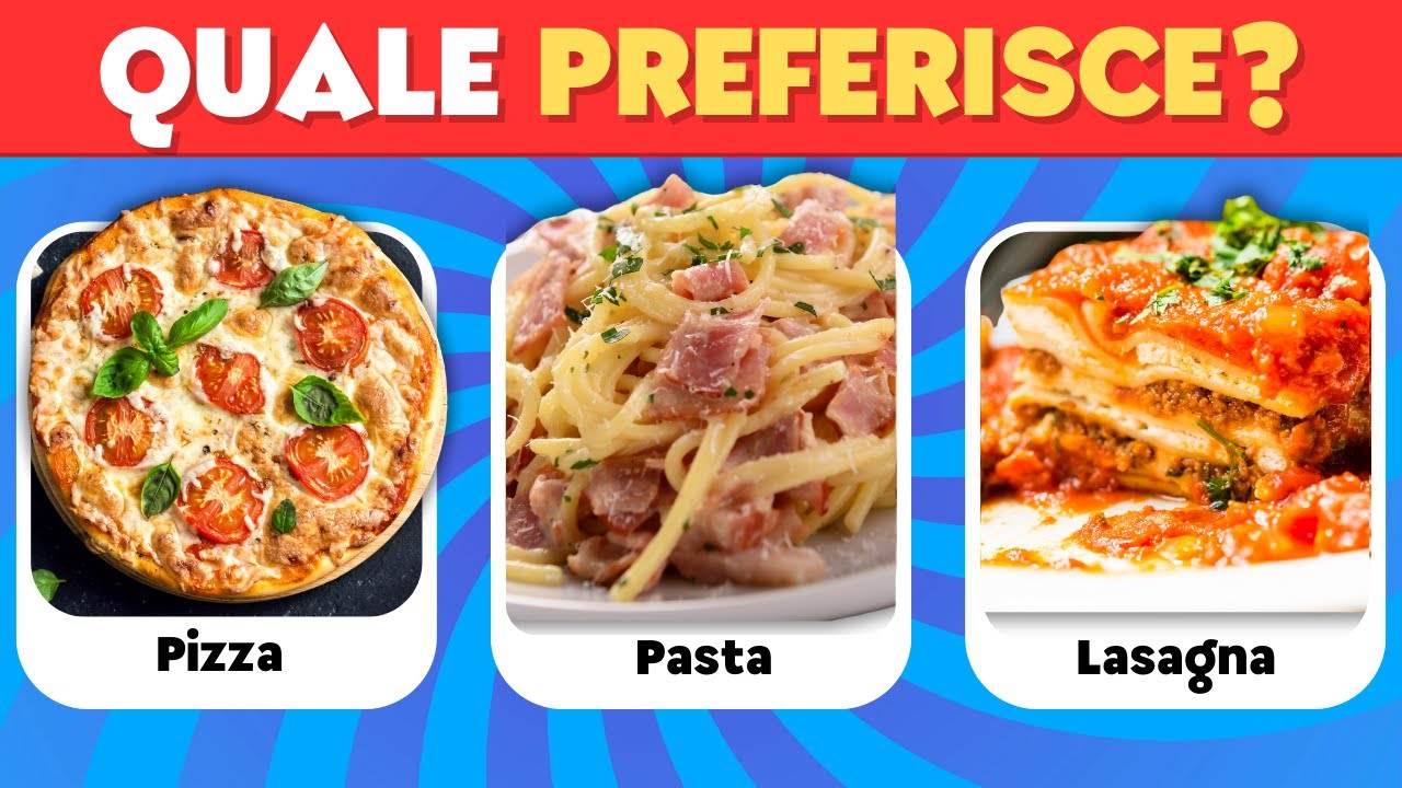 Preferiresti...? Edizione CIBO🍕🍝🍨 Le scelte più difficili di sempre!