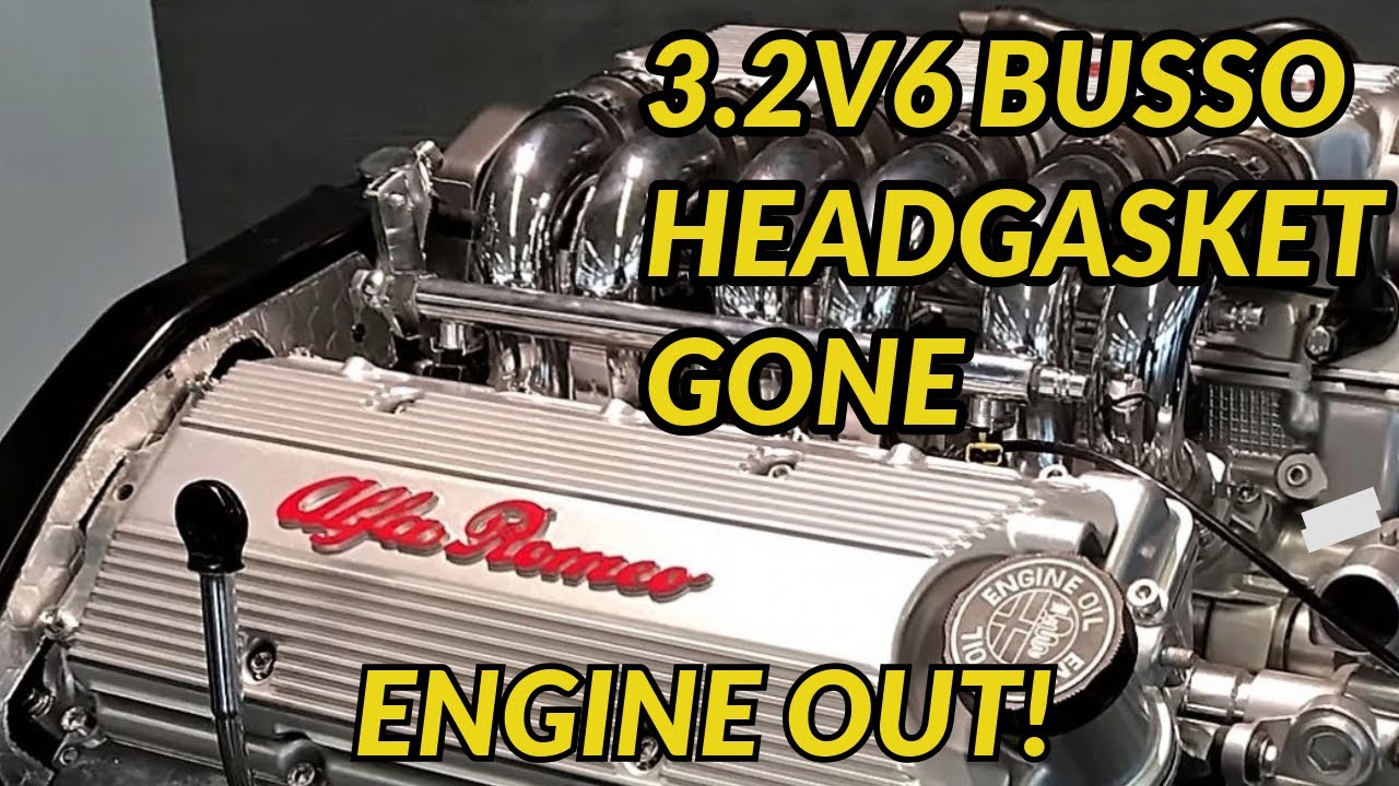 LETS SEE WHATS HAPPENED INSIDE THIS BAKED 3.2 V6 BUSSO ENGINE