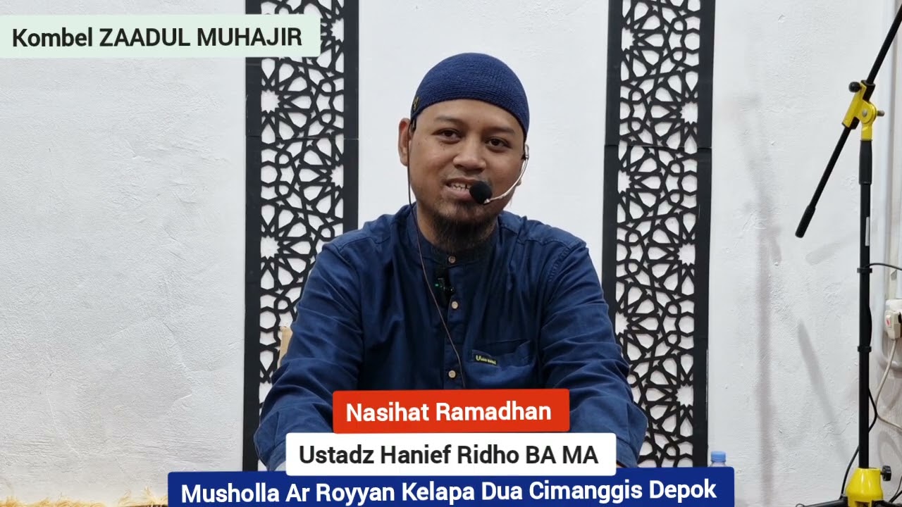Nasihat Ramadhan oleh ustadz Hanief Ridho BA MA Sabtu 28 Februari 2026 10 Ramadhan 1447