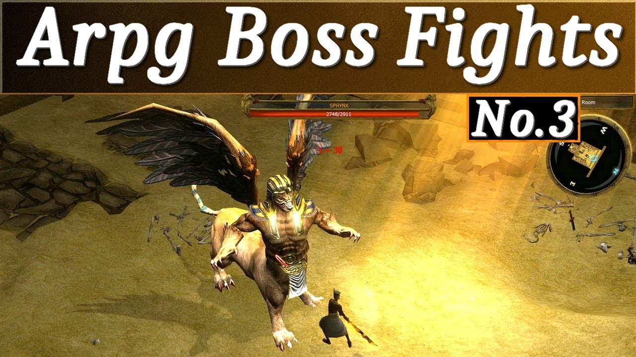 ARPG BOSS FIGHTS No.3| Egyptian VS The SPHINX - Loki Heroes of Mythology