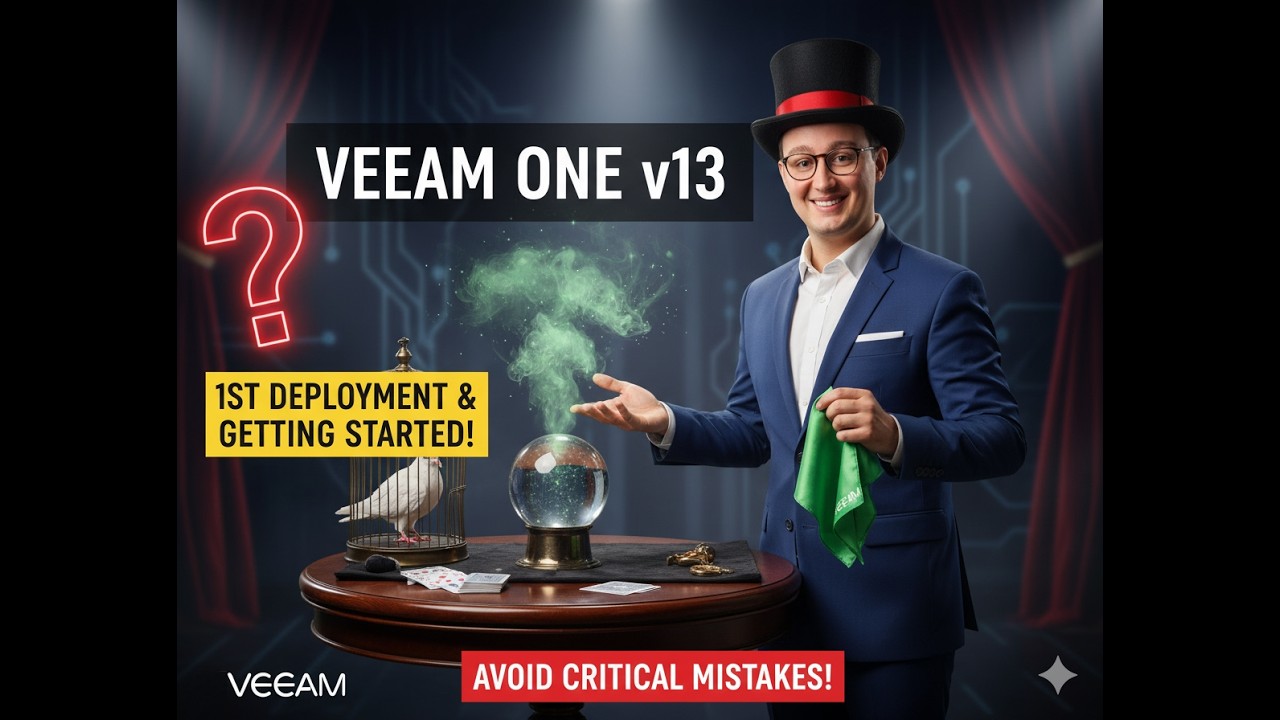 Veeam One v13 - Déploiement et prise en main