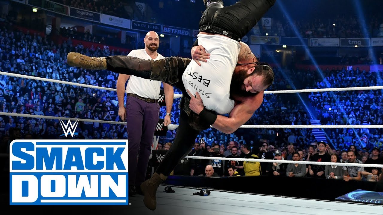 Тайсон Фьюри и Браун Строумэн объединяются, чтобы победить B-Team: SmackDown, 8 ноября 2019 г.