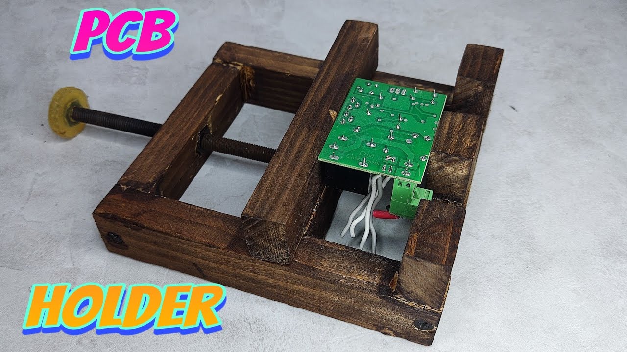 DIY PCB Holder for Almost Free! No More Shaky Boards While Soldering!