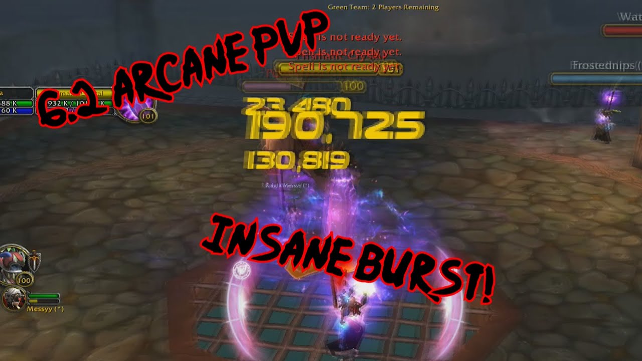 [Evasionx] 6.2 Arcane Mage Pvp INSANE BURST (Arcane/Subtlety)