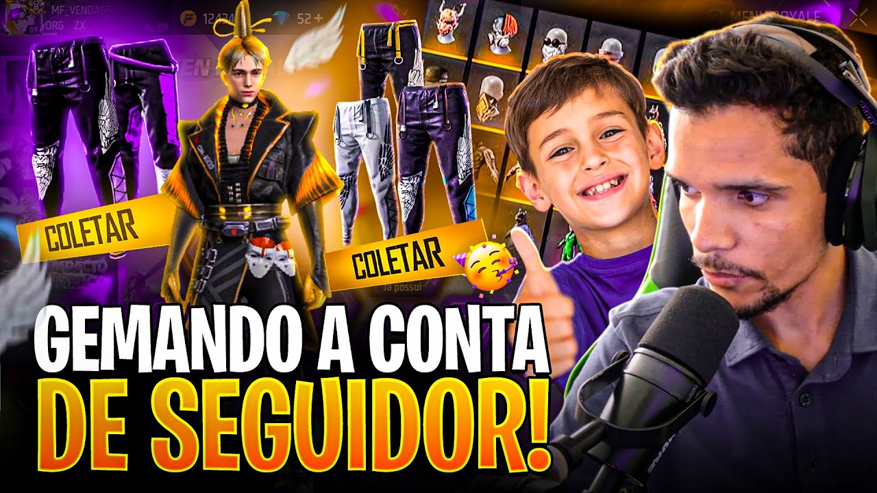 Peguei todas as angelicais pra um seguidor no FREE FIRE #freefirebrasil #freefire
