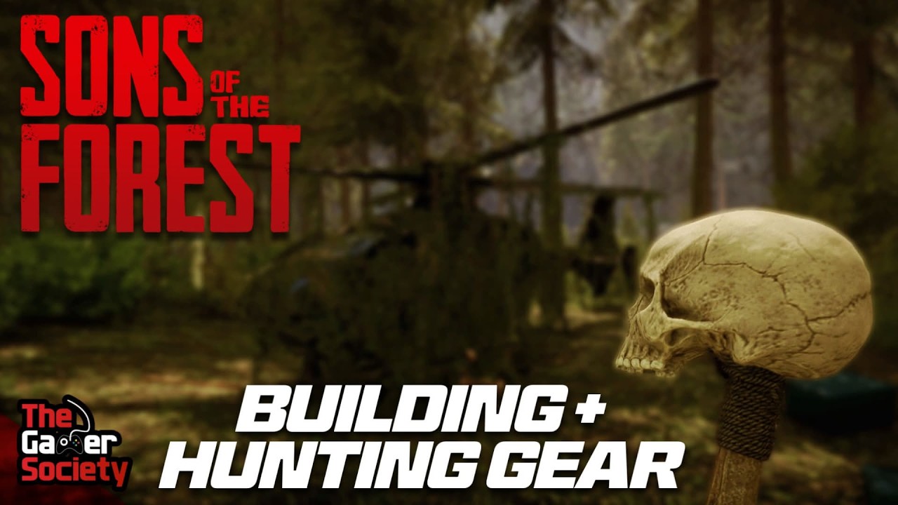 🔴SONS OF THE FOREST | BUILDING + HUNTING GEAR - IV - 4!