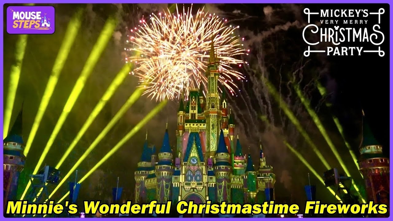 Minnie’s Wonderful Christmastime Fireworks Show at Mickey’s Very Merry Christmas Party (4K)