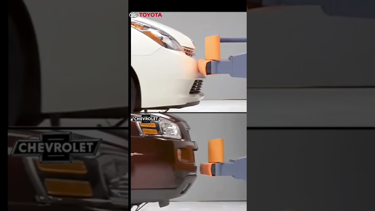 CHEVROLET UPLANDER VS TOYOTA PRİUS #crashtest #crash #toyotaprius #chevrolet #cars #car #trending
