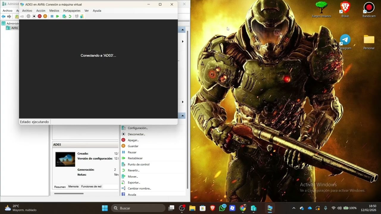 Control Hyper V Identidad digital y todo de 0
