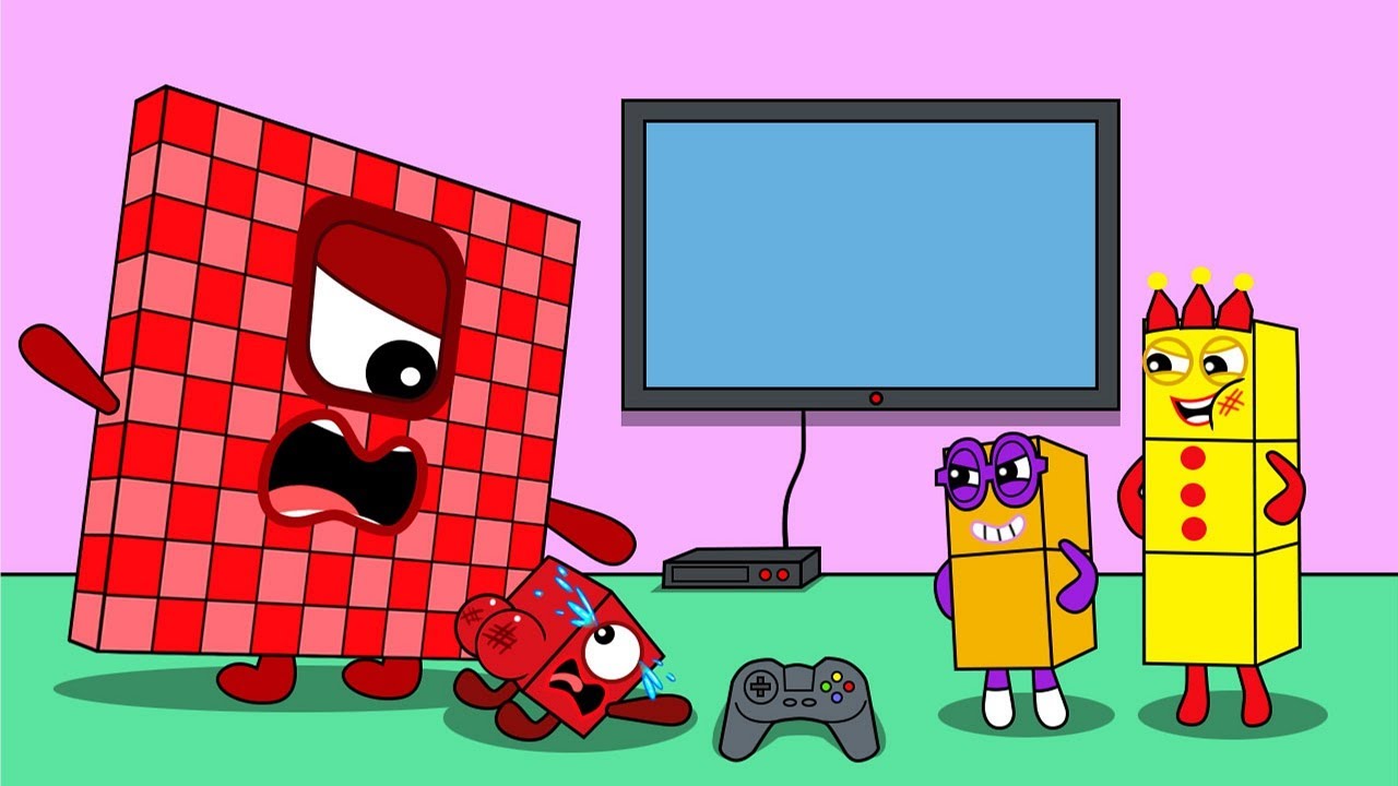 Oh No... Numberblocks 100! Please Stop, Don't Hurt Numberblocks 1 - Numberblocks Funny Animation