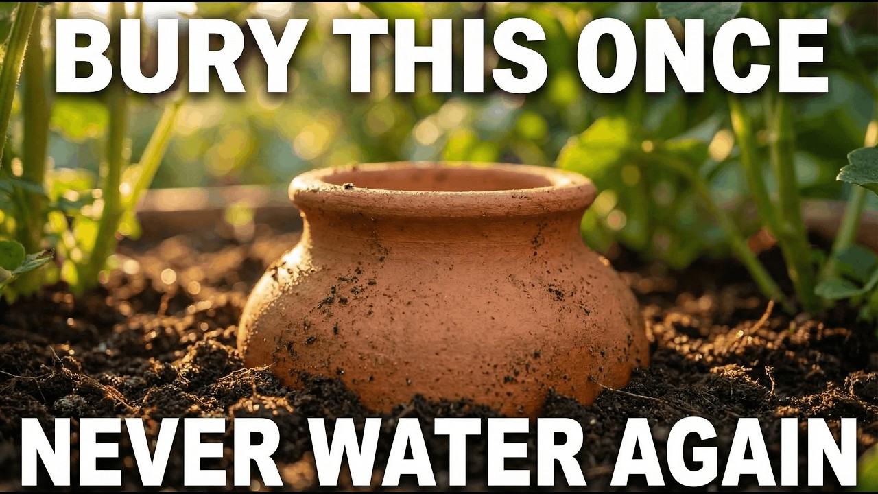 This Clay Pot Saves You 90% Of Garden Water — Why Buy Plastic?