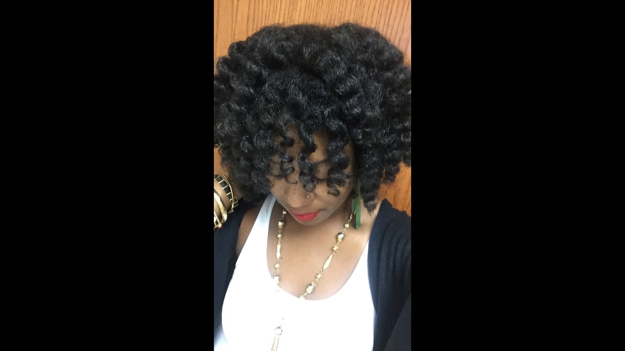 Defined Heatless Curls on WET Natural Hair (FlexiRod Set) | I am Posh Syd