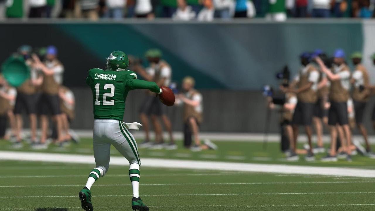 NFL 86 Week 9 New York Giants 4-3 at Philadelphia Eagles 4-3 Simms vs Cunningham