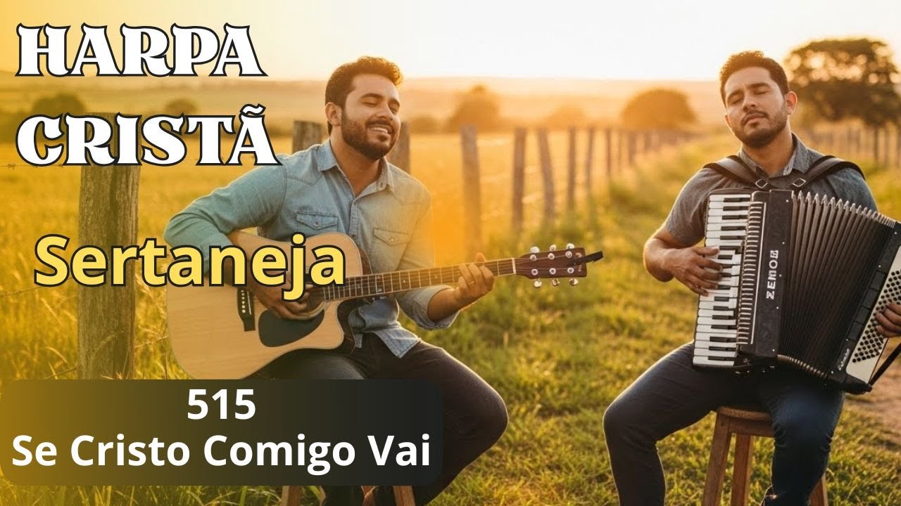 515 Harpa Cristã | Se Cristo Comigo Vai | (Gospel Sertanejo)