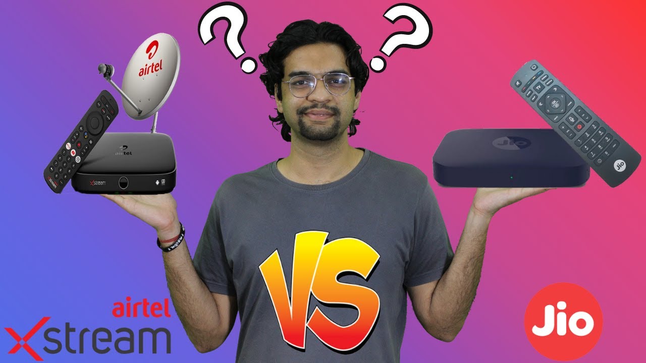 Airtel Xstream Smart Box vs Jio Set Top Box | Jio Set Top Box vs Airtel Xstream Box