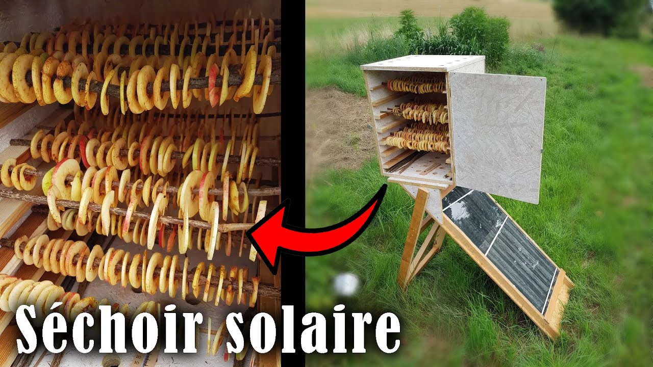 Séchoir lowtech : design et rendements #lowtech #autonomie #foretjardin
