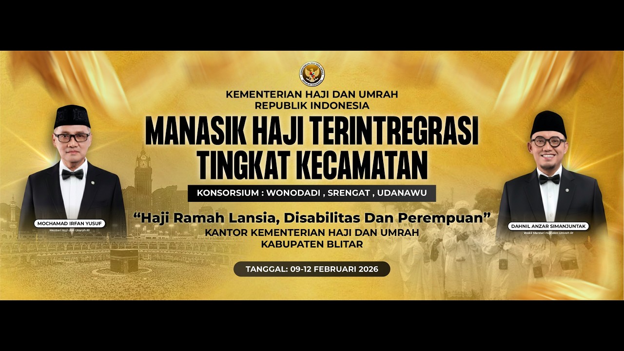 #livestream Manasik Haji Tahun 2026 Kab  Blitar  Hari Ke 2