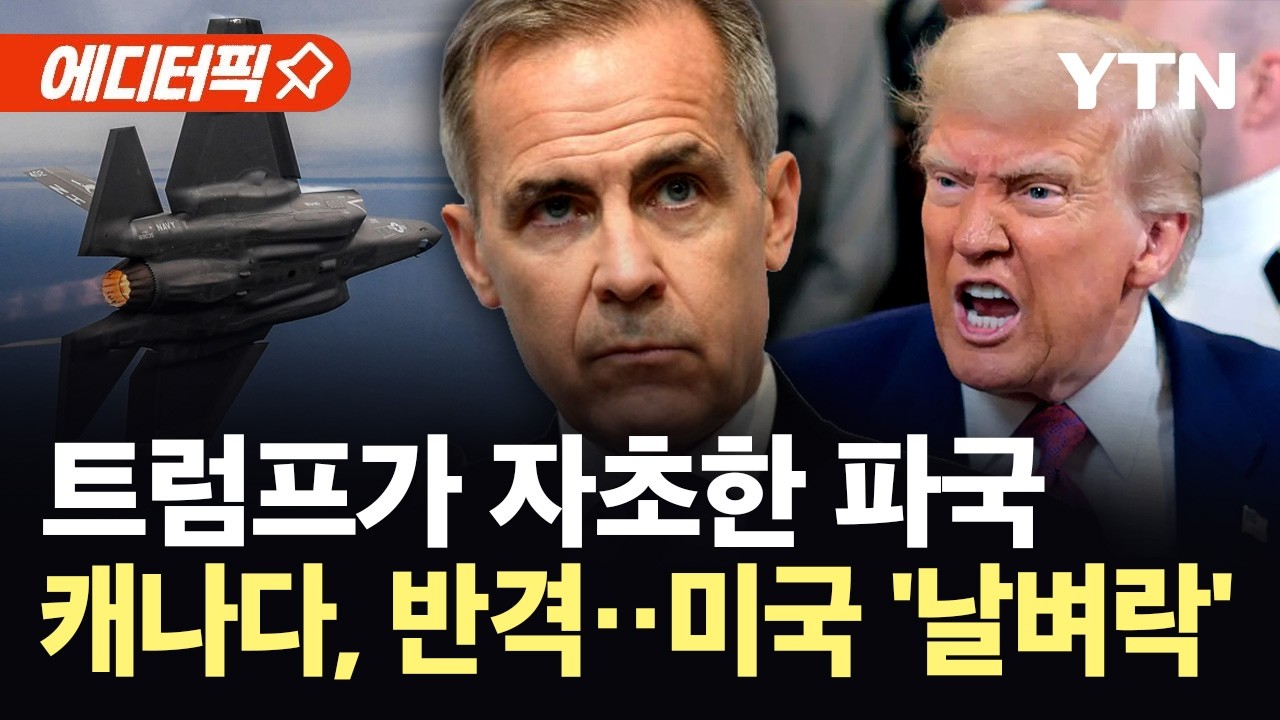 [에디터픽] 캐나다, F-35 전투기 대량 취소?...트럼프 압박에 '탈미국' 시동 / YTN