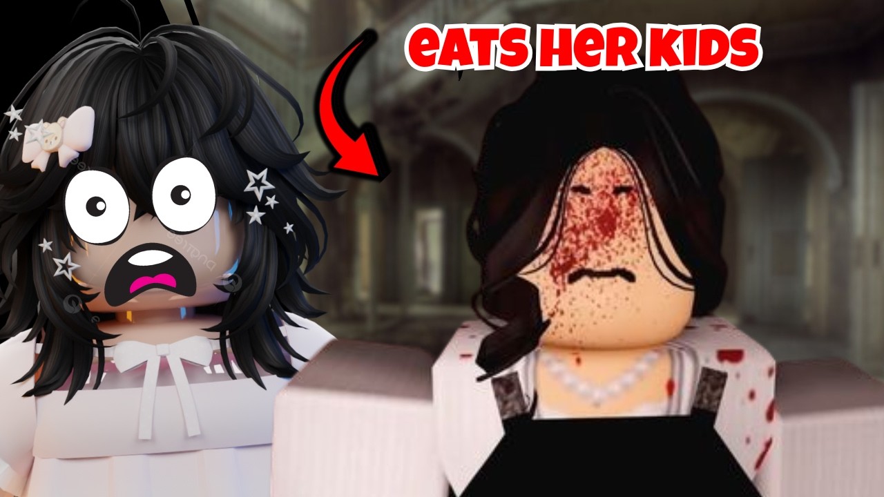 MY MOTHER IS A PSYCHO 💀 | Roblox | Horror Games | Mother's Care | @ilovetulips_11